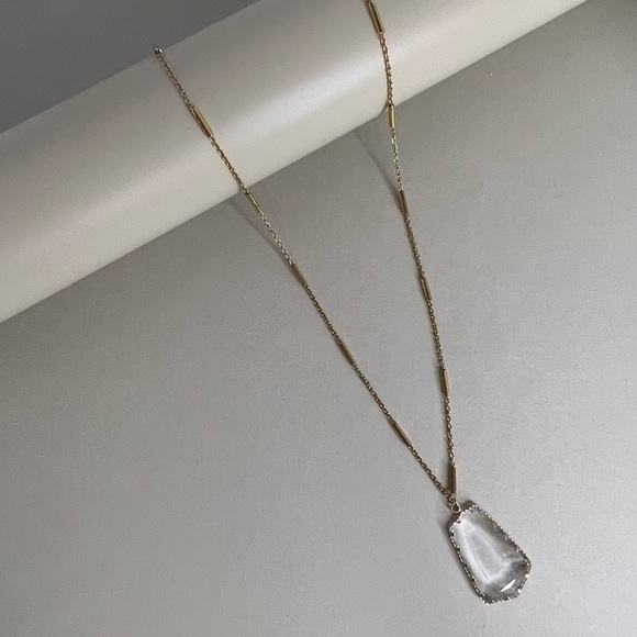 Boho Chic Classic Gold Necklace - Artsy Chic Long Pendant Necklace - Picture 6 of 17